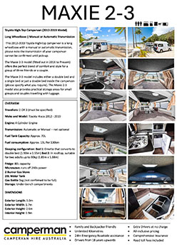 Maxie 2-3 Fact Sheet