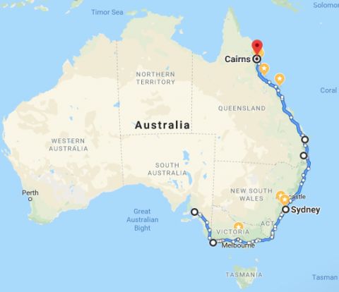 East Coast Australia Road Trip