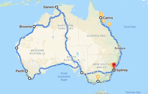 road trip around australia 