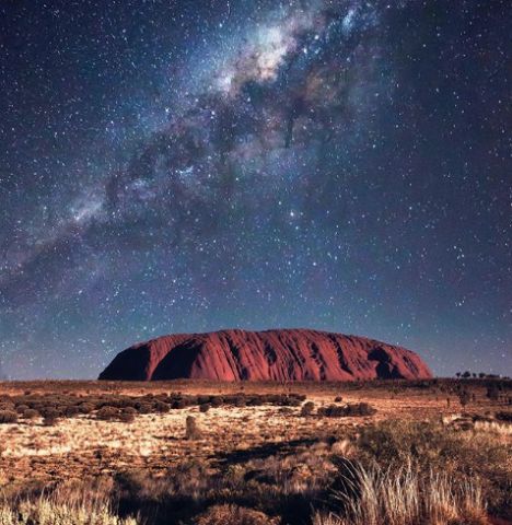 Uluru at dusk