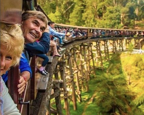 Puffing Billy Steam Train, Dandenong Ranges, Victoria