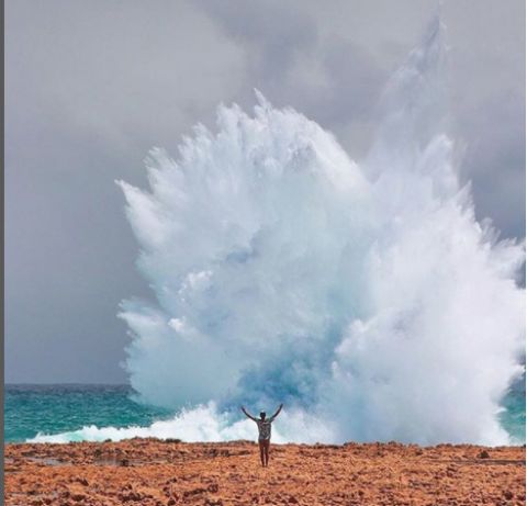 blowhole Coral Bay