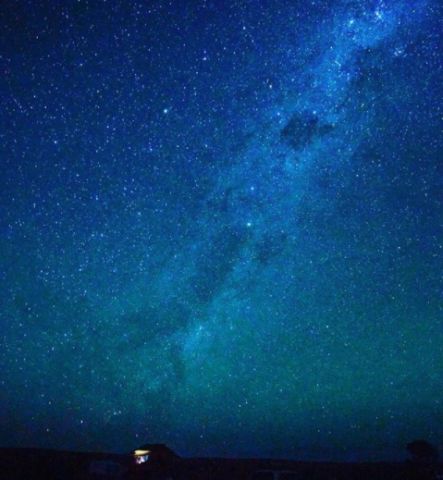 Night sky camping