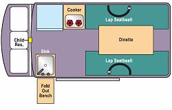 Campervan Floor Layout 1