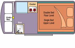 Campervan Floor Layout 2